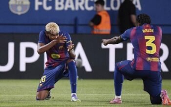 Barcelona Hajar Como 5-0 di Trofi Joan Gamper 2025, Aksi Gagal Gol Rashford Jadi Sorotan