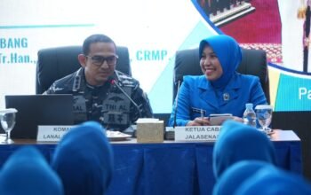 HUT Ke-79 Jalasenastri, Danlanal Palembang Tekankan Solidaritas dan Peran Keluarga Prajurit TNI AL