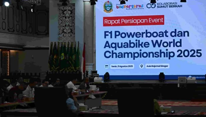 Pemprov Sumut Beberkan Persiapan Aquabike dan F1 Powerboat 2025 di Danau Toba