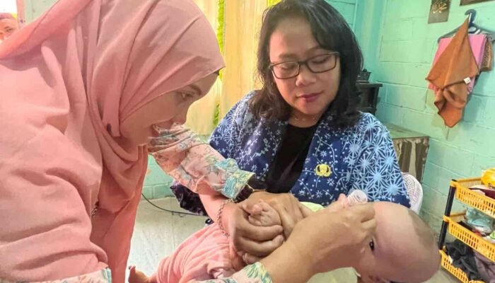 Puskesmas Medan Labuhan Genjot Sweeping Imunisasi, Imelda: Dengan Imunisasi Kecil Raih Sehat Besar