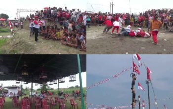 Terong Hijau Besar Patah di Lomba Jepit, Emak-Emak Medan Denai Bikin Penonton Histeris Tertawa