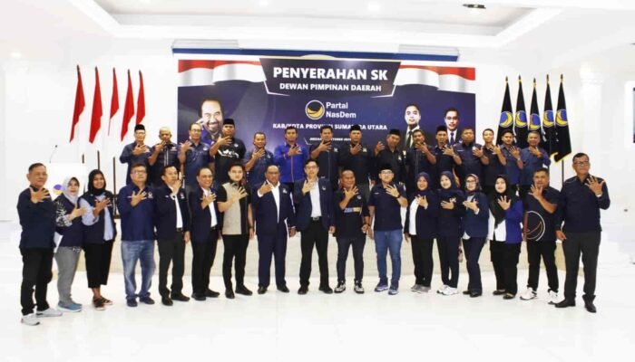 NasDem Sumut Lantik Pengurus Baru Tapteng dan Tapsel, Iskandar ST: Perkuat Akar, Jangan Rapuh!